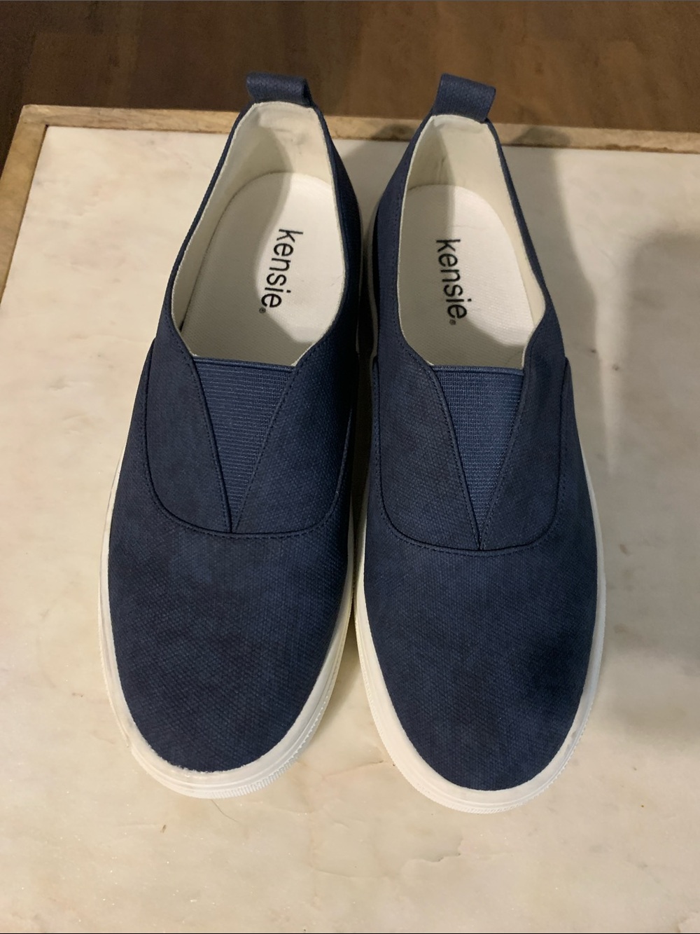 Kensie Men's Navy Blue Slip-On Sneakers